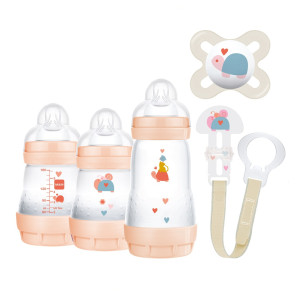 Mam Σετ Δώρου Gift Set (3 Μπιμπερό, 1Πιπίλα 1 Κορδέλα) 0+ Μηνών (660)