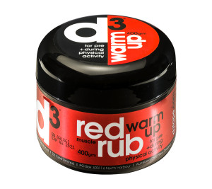 D3 Red Warm Up Pre Κρέμα Για Ζέσταμα Και Προετοιμασία Μυών 200ml