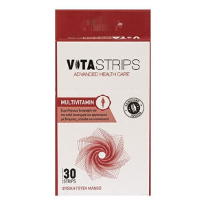 Vita Strips Multivitamin Με Φυσική Γεύση Mango 30 Strips