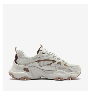Skechers D'lites Off White/Brown Γυναικείο Sneaker 150520/OWBR