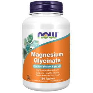 Now Magnesium Glycinate 180 Tabs