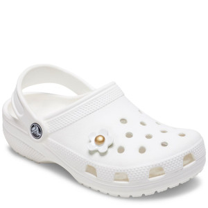 Jibbitz 10013824 White Daisy With Gold Center Διακοσμητικό Crocs