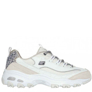 Skechers D'lites - Golden Chic Sneaker White/Silver 150235/WSL