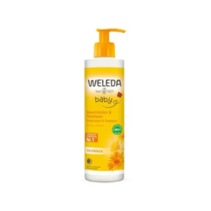 Weleda Σαμπουαν Καλέντουλας & Αφρολουτρο 400ml Με Αντλία