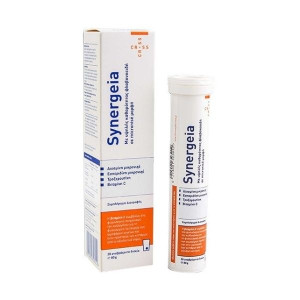 Cross Pharma Synergeia Συμπλήρωμα Διατροφής Για Πρησμένα Και Κουρασμένα Πόδια 20 Αναβράζοντα Δισκία