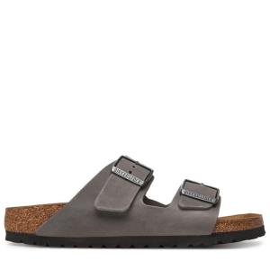 Birkenstock Leather Arizona Leoi Iron 35 - 50 Narrow Seasonal Σανδάλι Unisex Iron 1027026003550