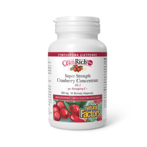 Natural Factors Cranrich Plus 500mg 90 Caps
