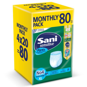 Sani Pants No4 Value Pack 80 Τεμάχια Extra Large