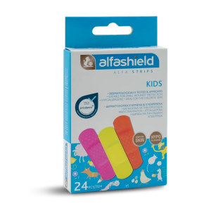 Alfashield Αυτοκόλλητα Επιθέματα Kids 2 Μεγέθη 24 Τεμάχια