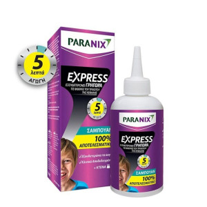 Paranix Express Shampoo & Δώρο Χτένα 200ml