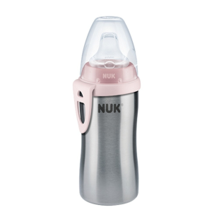 Nuk Active Cup Παγουράκι Από Ανοξείδωτο Ατσάλι 215Ml  12 Mηνών+