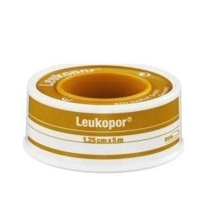Leukosilk 1.25cmx4.6m Υφασμάτινη Επιδεσμική Ταινία