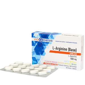 Viogenesis L-Arginine (Base) 1000mg 30tabs