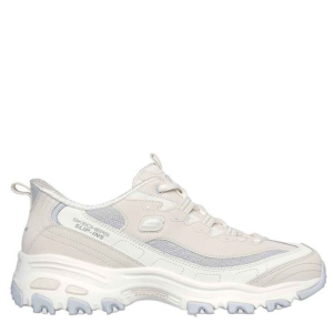 Skechers D'lites Slip In - Smooth Nostalgia Sneaker 150537 Natural/Grey
