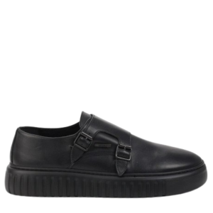 Antony Morato Monkstrap Elliott In Calf Leather Black Ανδρικό AM0SHFW01854LE300026
