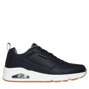 Skechers Uno Alder Ανδρικό Sneaker Black/Grey 183012/BKGY