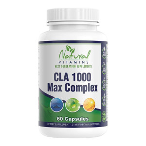 Natural Vitamins CLA Formula 1000mg With Fish Oil 60caps