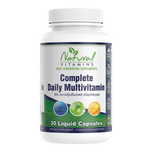Natural Vitamins Complete Daily Multivitamin 30caps