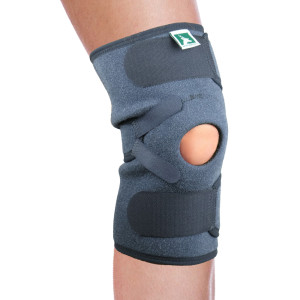 AR-608  Επιγονατίδα με Οπή και Μπανέλες Neoprene One Size
