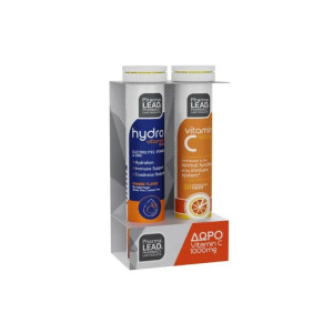 Pharmalead Promo Hydrolytes+C+Zn+D+B 20tabs Orange Flavor + Δώρο Vitamic C 1000mg 20tabs Lemon Flavor