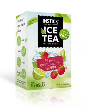 Instick Ρόφημα Σε Σκονη Για 0,5 Lit Rasberry & Lime (12Xσακουλάκι 2,5Gr)