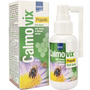 Intermed Calmovix Propolis Oral Spray Σπρέι Με Πρόπολη Μέλι & Εκχύλισμα Αλθαίας 40ml