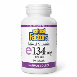Natural Factors Vitamin E Mixed 134mg 200IU 90caps