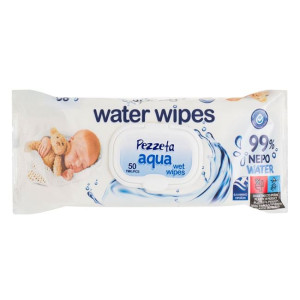 Pezzeta Nannys XL Aqua Υγρομάντηλα Ενηλίκων Με Καπάκι 26x23cm 50 τεμάχια
