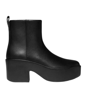 Fit Flop Platform Zip UP Ankle Boot Δερμάτινο Μποτάκι 4ΕΖ-090