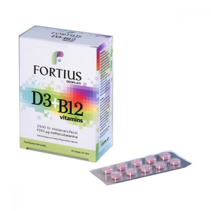 Geoplan Fortius D3 2500iu+B12 1000μg 30 Tabs