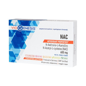 Viogenesis Nac N-Acetyl L-Cysteine 30 Caps