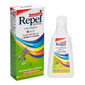 Uni-Pharma Repel Anti-Lice Restore Lotion And Shampoo 200gr