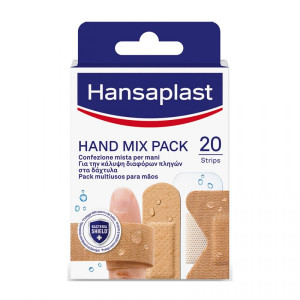 Hansaplast Hand Mix Pack Αδιάβροχα Αυτοκόλλητα Επιθέματα 20τμχ (48783)