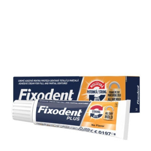 Fixodent Plus Στερεωτική Κρέμα Τεχνητής Οδοντοστοιχίας 40gr