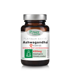 Power Of Nature Platinum Ashwagandha KSM-66 30Caps