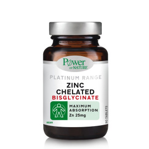 Power Of Nature Platinum Zinc Chelated 25mg 90 Tabs