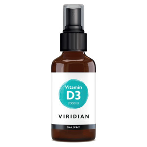 Viridian Liquid Vitamin D3 2000iu 20ml