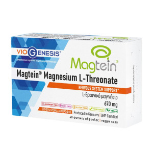 Viogenesis Magtein Magnesium L-Threonate 670mg 60Cpas