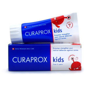 Curaprox Kids Παιδική Οδοντόκρεμα Φράουλα 950Ppm Φθόριο 60Ml