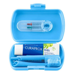 Curaprox Travel Set Kids 6-12y Μπλέ