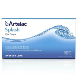 Bausch & Lomb Artelac Splash Οφθαλμικές Σταγόνες 30x0.5ml