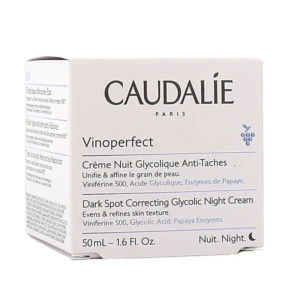 Caudalie Vinoperfect Dark Spot Glycolic Night Cream Refill Κρέμα Προσώπου Νυκτός για Αντιγήρανση, Πανάδες & Λάμψη 50ml