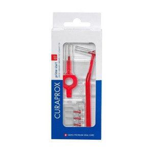 Curaprox Cps 07 Prime Start - 2 Λαβές - Μεσοδόντια Βουρτσάκια Κοκκινο