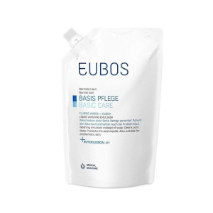 Eubos Refill Blue Υγρό Καθαρισμού Αντί για Σαπούνι για Κανονικό και Μεικτό Δέρμα 400ML (Ανταλλακτικό)