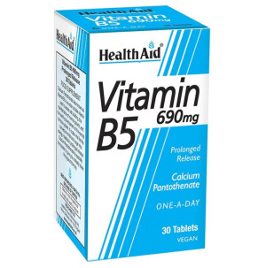 Health Aid Vegan B5 690mg 30Tabs