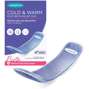 Lansinoh Cold & Warm Post Birth Relief Pad με Αντιμικροβιακή Δράση