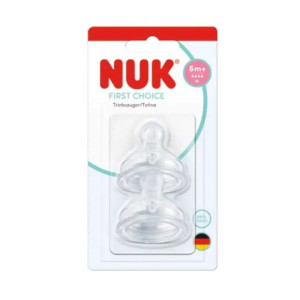 Nuk First Choice Plus Θηλές από Σιλικόνη 2τμχ