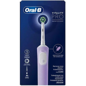 Oral-B Vitality Pro Protect X Clean Ηλεκτρική Οδοντόβουρτσα Λιλά