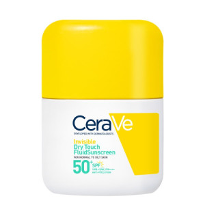 CeraVe Invisible Dry Touch Fluid Sunscreen Αντηλιακό Προσώπου SPF50+ 50ml