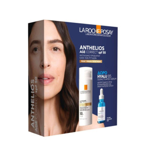 La Roche Posay Anthelios Age Correct Σετ με Αντηλιακό Προσώπου & Serum SPF50 2τμχ